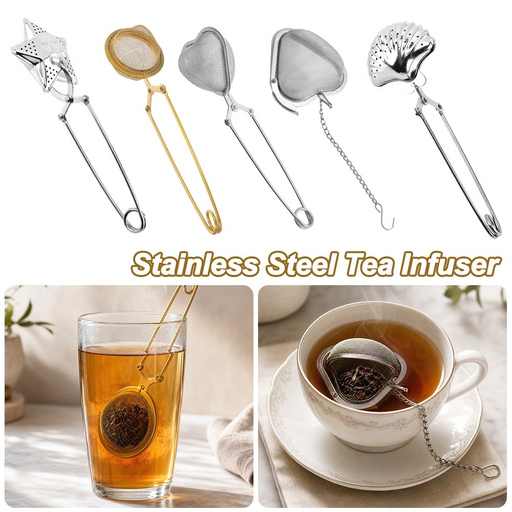 Mesh Stainless Strap - Creative Stainless Steel Tea Infuser Reusable