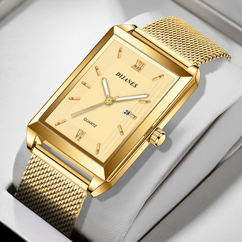 Men's Calendar Date Sport & Le - đánh giá và giá Mesh Stainless Strap