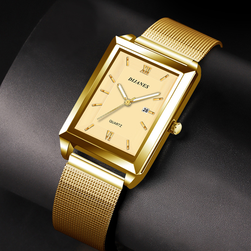 Men's Calendar Date Sport & Le - đánh giá và giá Mesh Stainless Strap