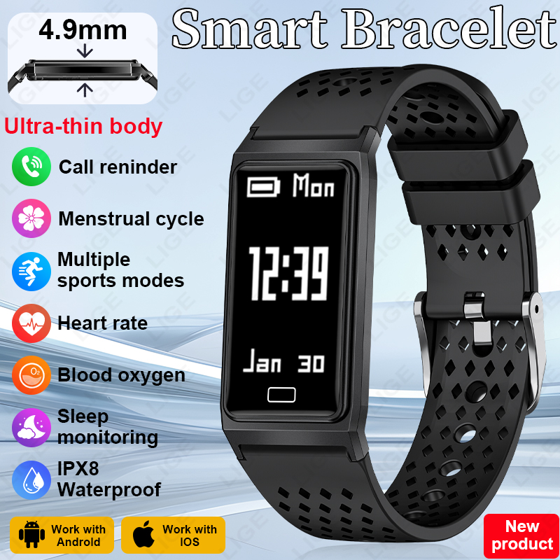 4.9mm Ultra Slim Smart Bracele - đánh giá và giá Smartwatch Slim Watches For Men