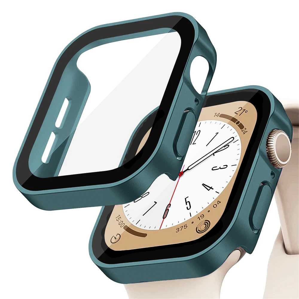 Glass+cover For Apple Watch ca - đánh giá và giá Smartwatch Iphone Watches For Women