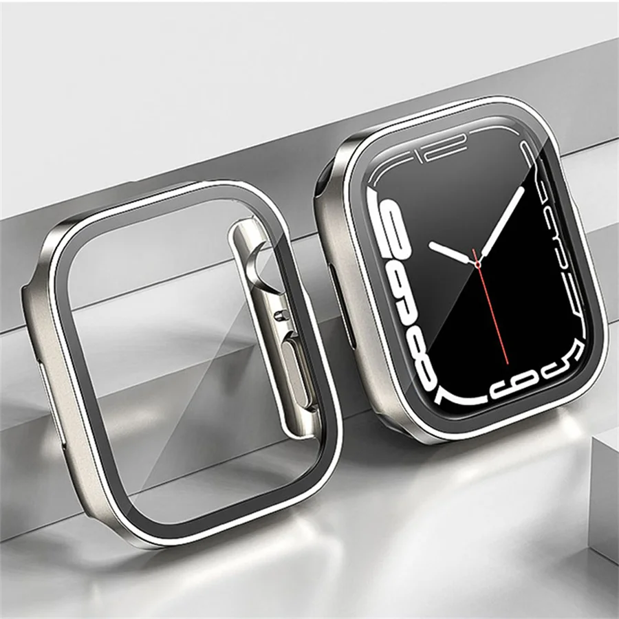 Glass+cover For Apple Watch ca - đánh giá và giá Smartwatch Iphone Watches For Women
