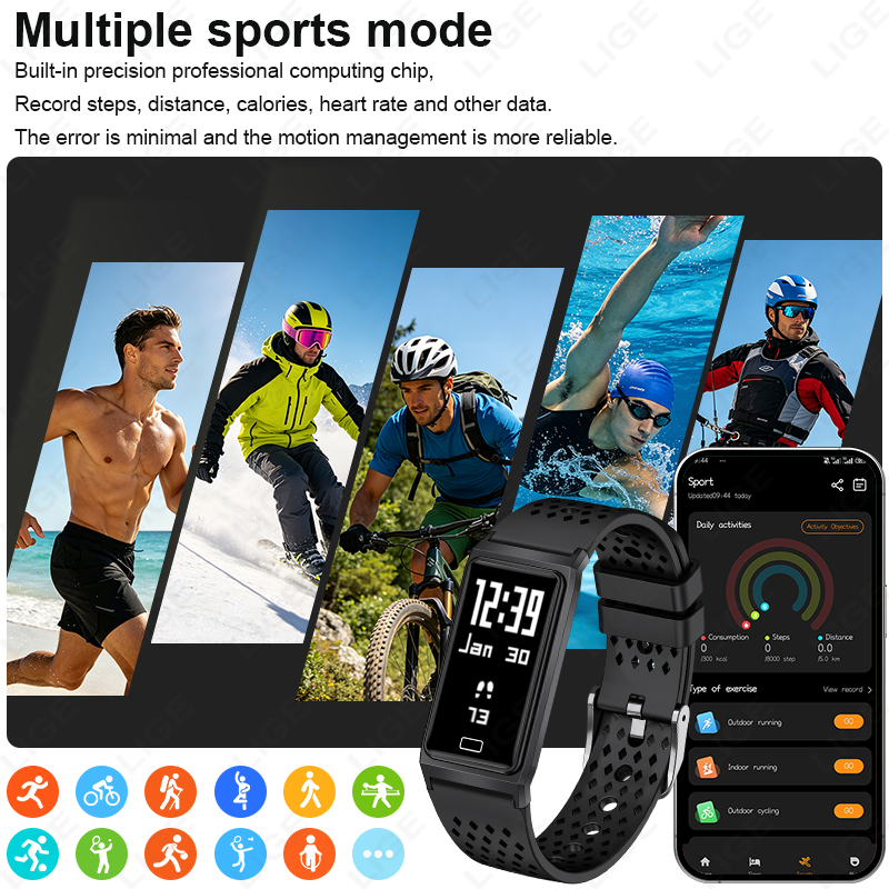 New Ultra-Slim 4.9mm Smart Wat - đánh giá và giá Smartwatch Slim Watches For Men
