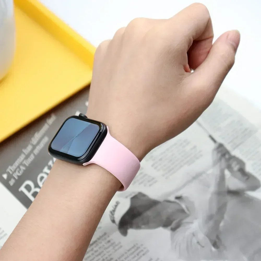 Sport Soft Silicone For Apple  - đánh giá và giá Smartwatch Iphone Watches For Women