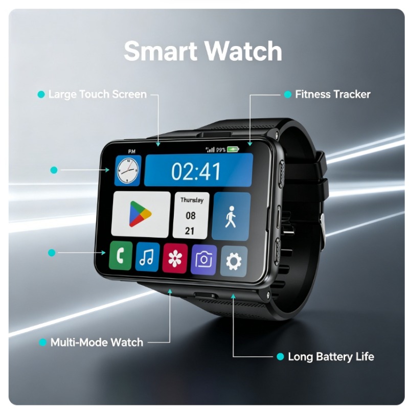 S999 Plus Smart Watch, 4G Andr - đánh giá và giá Smartwatch Watches For Men