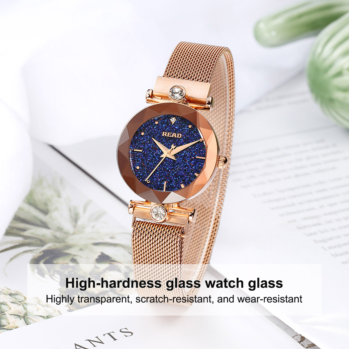 READ Women Quartz Watch | Stai - đánh giá và giá Mesh Stainless Strap