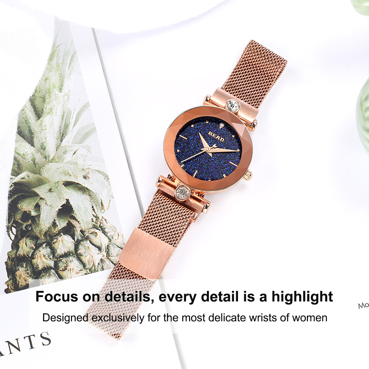 READ Women Quartz Watch | Stai - đánh giá và giá Mesh Stainless Strap