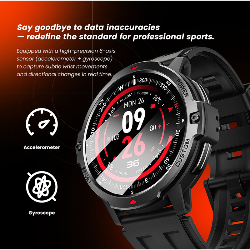 NEW 6-Axis Gyroscope Military  - đánh giá và giá Smartwatch Timex Watches For Women