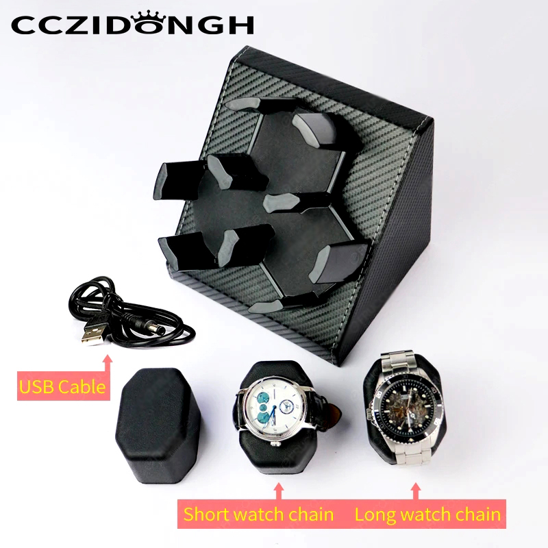 3+0 Watch Winder Leather Autom - đánh giá và giá Watch Winder Single
