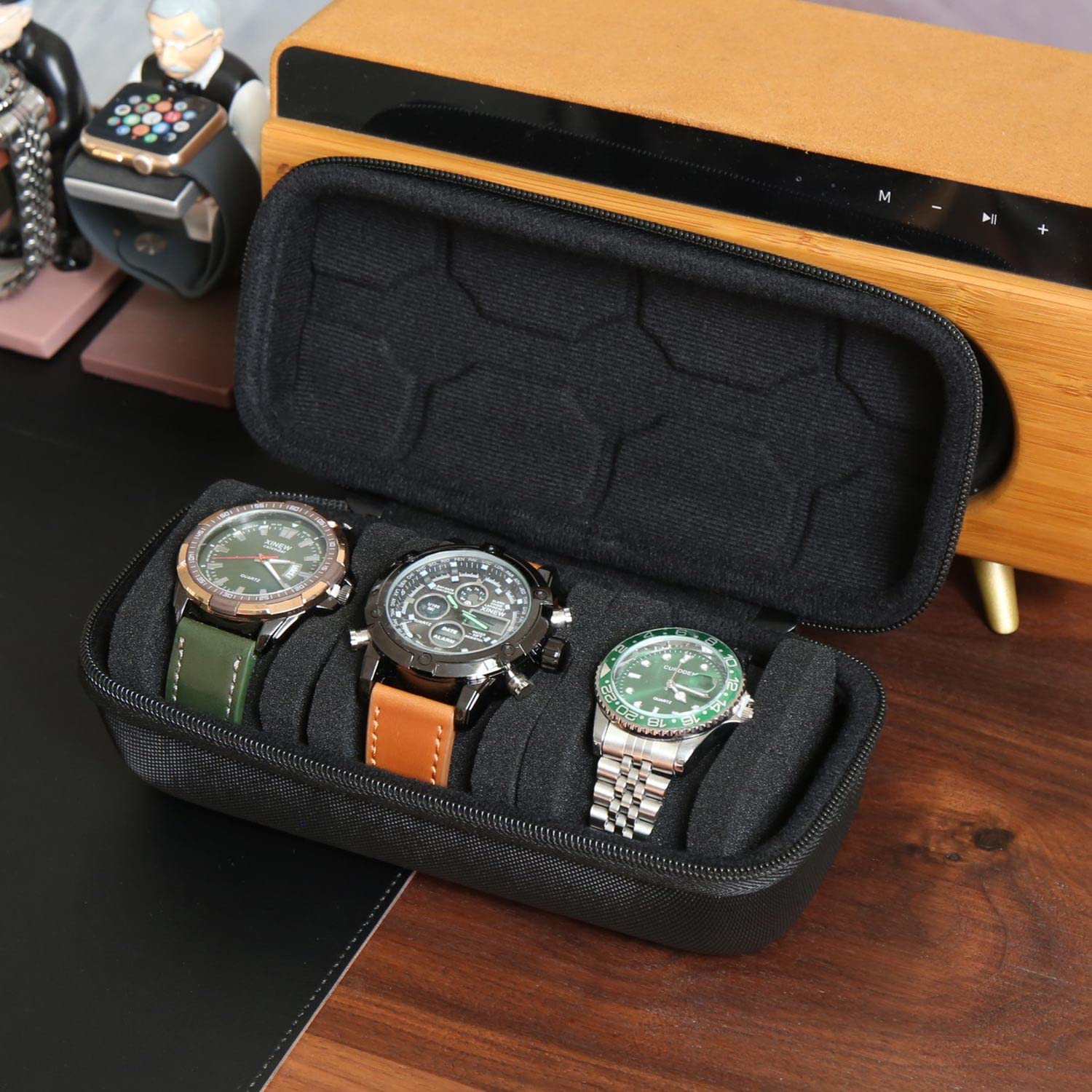 Watch Box Organizer For Men or - đánh giá và giá Smartwatch Watches For Men