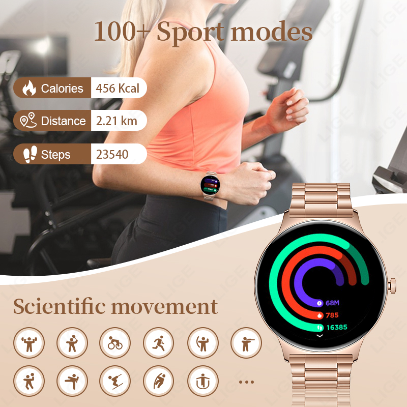 LIGE New 7.9mm Smart Watch For - đánh giá và giá Smartwatch Slim Watches For Men