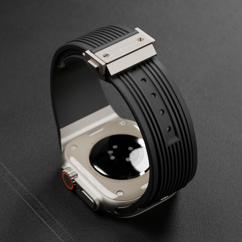 Silicone Strap for Apple Watch - đánh giá và giá Smartwatch Slim Watches For Men