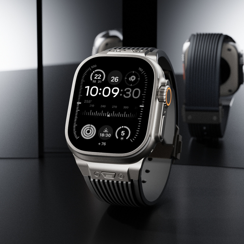 Silicone Strap for Apple Watch - đánh giá và giá Smartwatch Slim Watches For Men