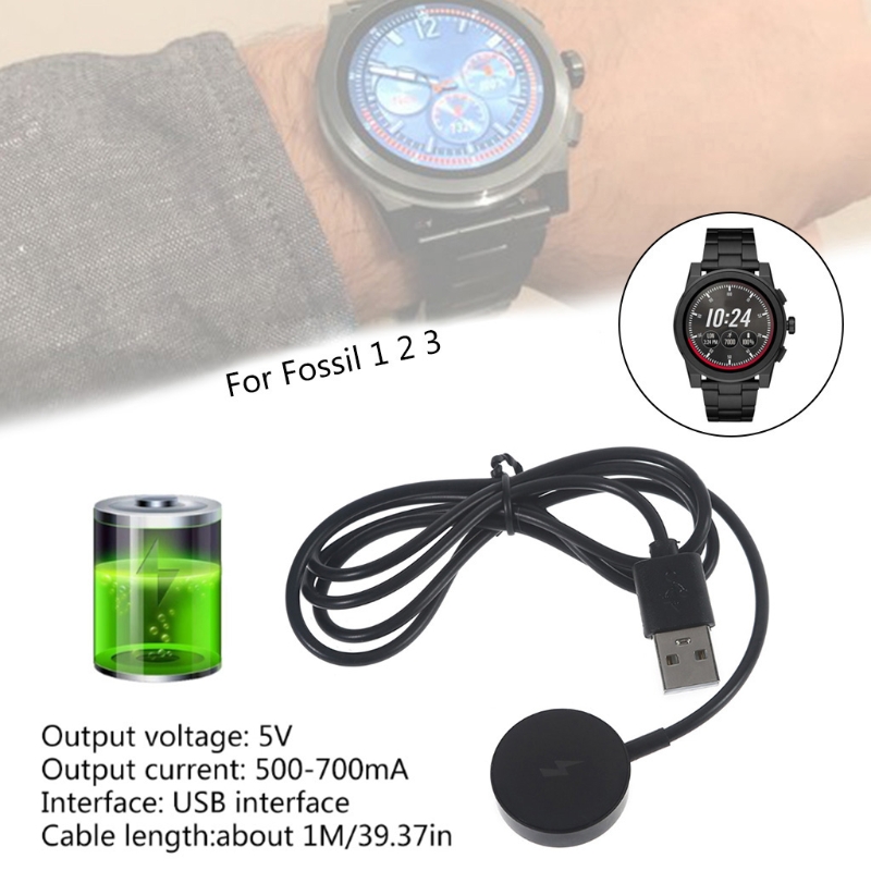 USB Watch Charger Adapter Smar - đánh giá và giá Fossil Watches Smartwatch Gen 3