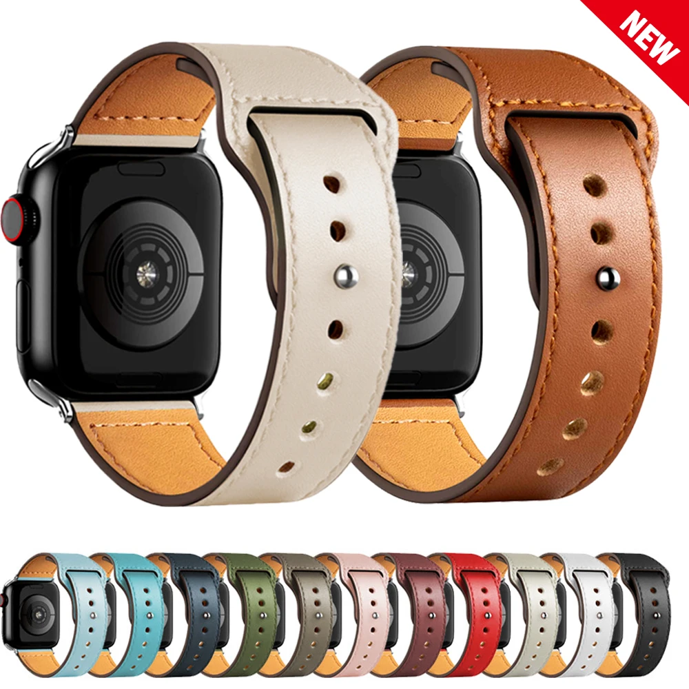 Leather band For Apple watch U - đánh giá và giá Smartwatch Iphone Watches For Women