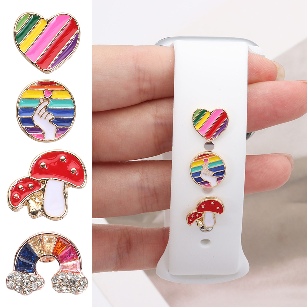 Charms for Apple Watch Silicon - đánh giá và giá Smartwatch Iphone Watches For Women